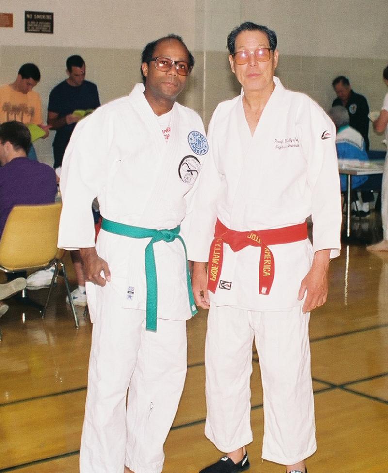 Prof. Jay and Sensei Calhoun in the early days
