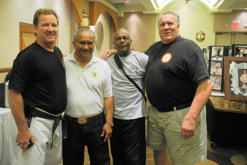 Vince, Professor Cahill, Lonnie and Professor Castoldi